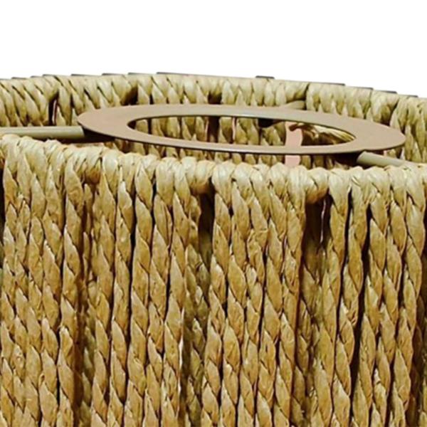 ペーパーロープランプシェードペンダントランプシェード自由hohhoho吊りランプカバーリビングルーム用手織りランプシェード屋外農家の装飾