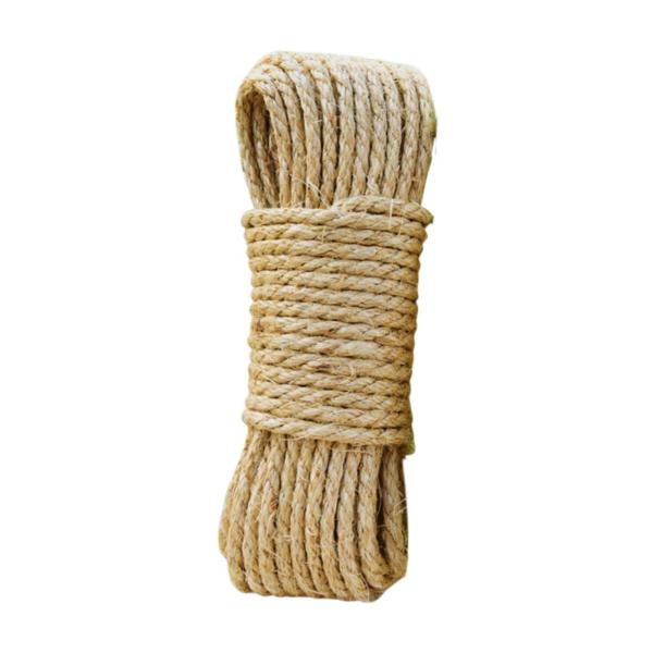 サイザル麻紐 DIY 猫用爪とぎポスト 爪とぎ防止おもちゃ 猫用爪とぎコード 木製カラー