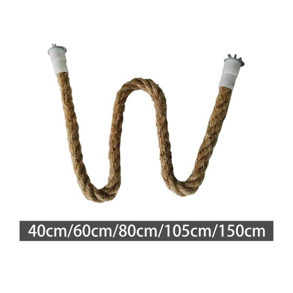 鳥の止まり木スタンド ペット用品 オウム 登山ロープ インコ セキセイインコ用 40cm