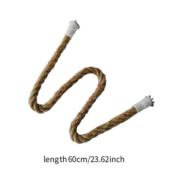 鳥の止まり木スタンド ペット用品 オウム 登山ロープ インコ セキセイインコ用 60cm