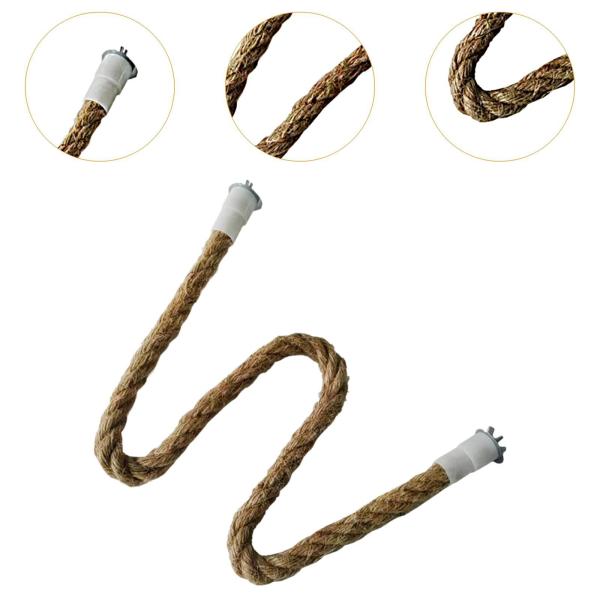 鳥の止まり木スタンド ペット用品 オウム 登山ロープ インコ セキセイインコ用 60cm