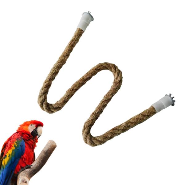 鳥の止まり木スタンド ペット用品 オウム 登山ロープ インコ セキセイインコ用 60cm
