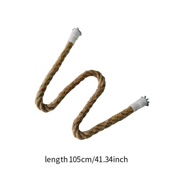 鳥の止まり木スタンド ペット用品 オウム 登山ロープ インコ セキセイインコ用 105cm