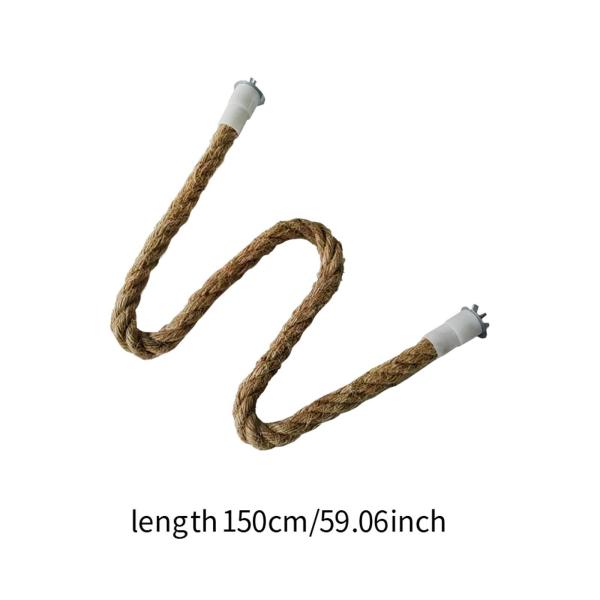鳥の止まり木スタンド ペット用品 オウム 登山ロープ インコ セキセイインコ用 150cm