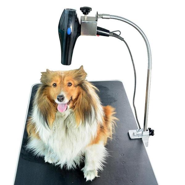 犬用ペットグルーミングテーブル ヘアドライヤースタンド フレキシブル調節可能ホースチューブホルダー U型クランプ
