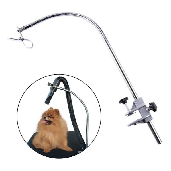 犬用ペットグルーミングテーブル ヘアドライヤースタンド フレキシブル調節可能ホースチューブホルダー A型クランプ