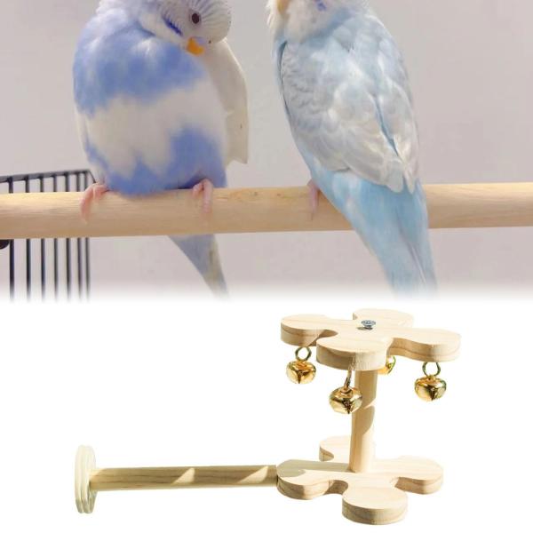鳥のスタンドはパーチのおもちゃ鳥棒鳥のおもちゃオウムのオウムが回転するベルと運動のため