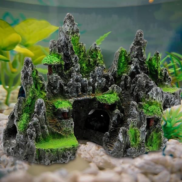 水槽の装飾 水族館の飾り 人工の隠れ家 岩 樹脂工芸 シェルター 石