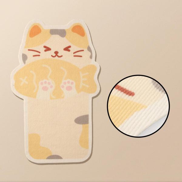 猫用爪とぎパッド クライミングラグ キティカーペットソファ 猫用爪とぎマット 粘着式 魚付き