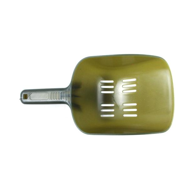 2 個 釣り餌スクープルアースクーパー初心者と経験者向け深くて厚い排水穴付きボイルスクープ