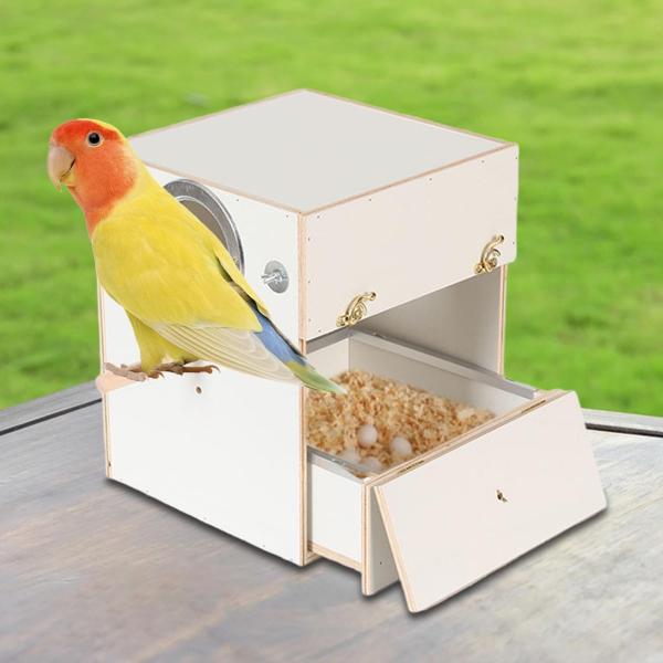鳥の繁殖用の巣 木製 インコ用巣箱 セキセイインコ フィンチ