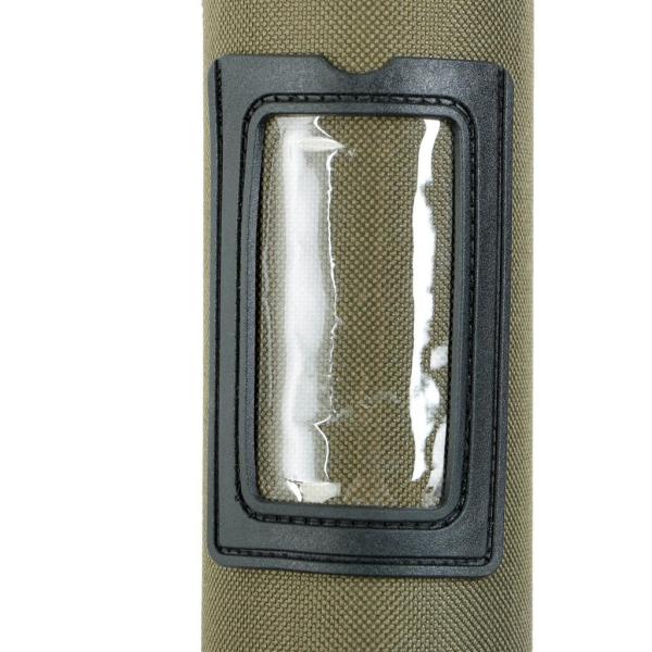 フライフィッシングロッドチューブ4コンパートメント9FT4セクションロッド用フライロッドチューブケース