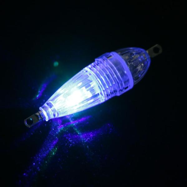 LEDディープドロップ水中釣りイカ魚ルアーライト点滅カラフル