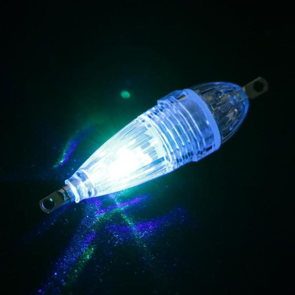 LEDディープドロップ水中釣りイカ魚ルアーライト点滅カラフル