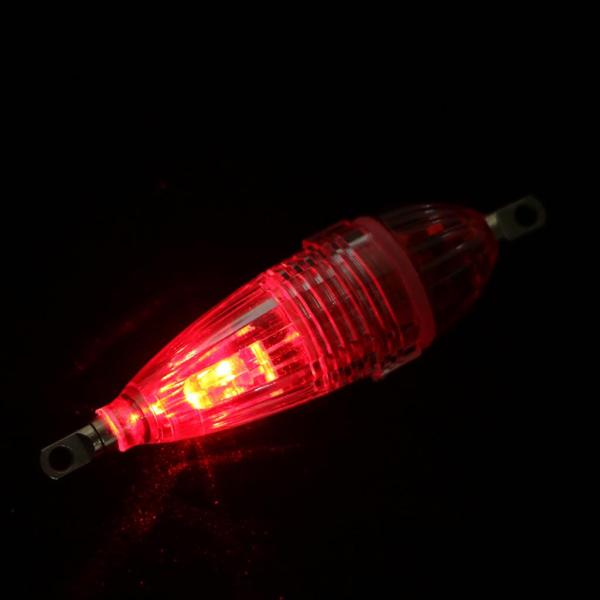 LEDディープドロップ水中釣りイカ魚ルアーライト赤点滅
