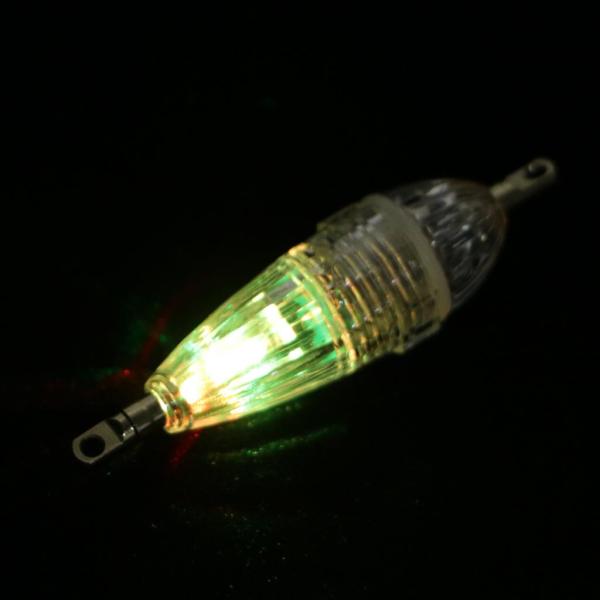 深いドロップ水中釣りイカ魚の誘惑光を点滅白