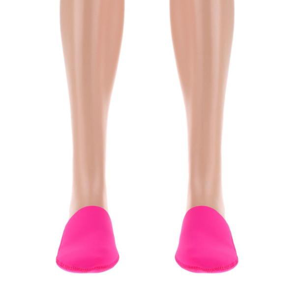 2色選べ ネオプレン製 ソックス ランニング ハイキング ウォーキング用 14×10.6cm 男女兼用 1ペア - ローズレッド
