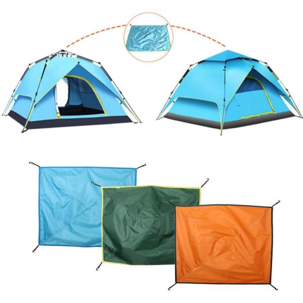アウトドアキャンプレインフライアクセサリーテントレインフライシェルター日焼け止め耐久性 - 青