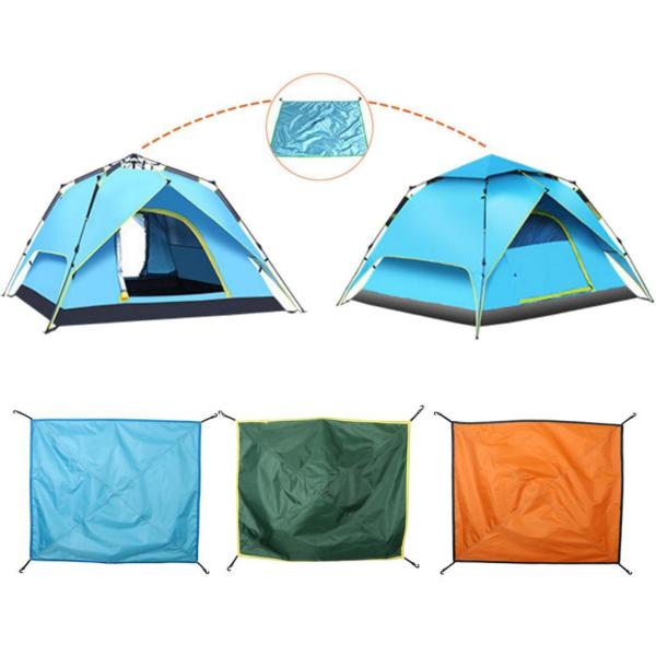 アウトドアキャンプレインフライアクセサリーテントレインフライシェルター日焼け止め耐久性 - 青