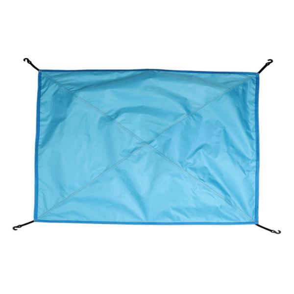 アウトドアキャンプレインフライアクセサリーテントレインフライシェルター日焼け止め耐久性 - 青