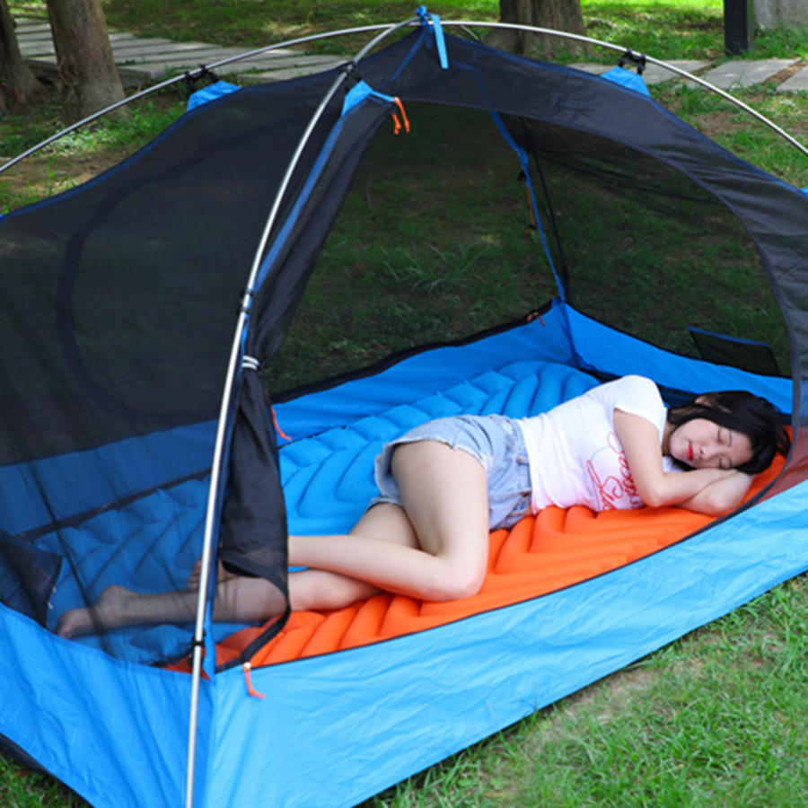 キャンプ睡眠パッドのマット.超軽量.最高の空気マットレスバックパッキング.ハイキングテントパッド-軽量.インフレータブル &