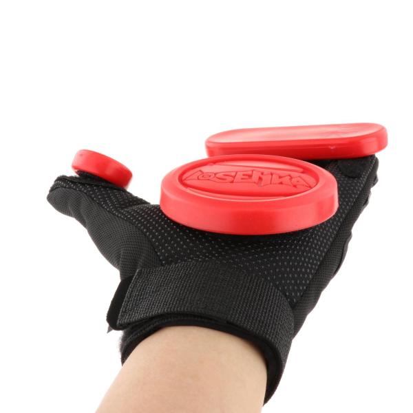 ダウンヒルスケートグローブロングドリフトグローブスケートアクセサリーレッド
