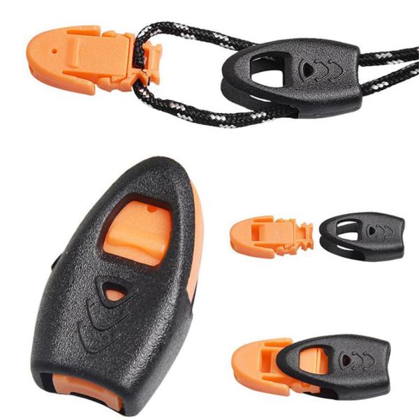 サバイバルホイッスル ストラップ付き カラビナなし キャンプ 緊急 アウトドア ツール
