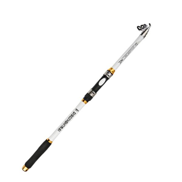 1pcポータブル釣り竿超軽量カーボンファイバー伸縮ポール3.0M