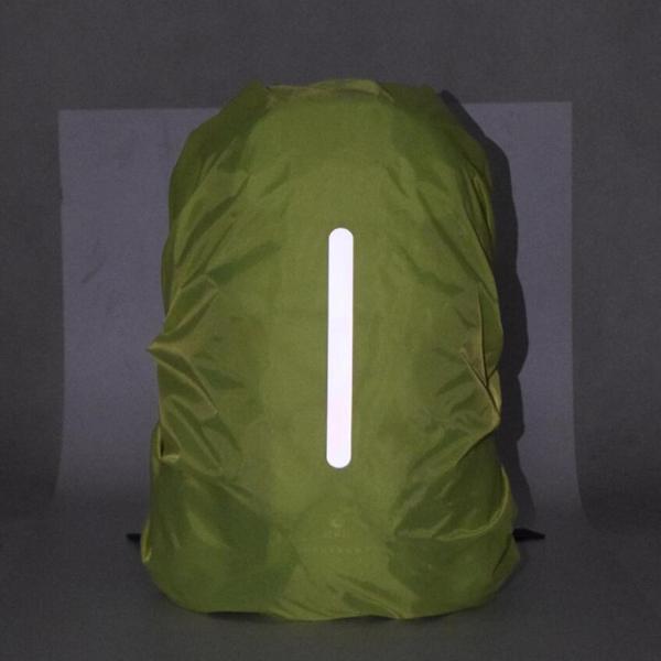 キャンプ用グリーンS用バックパックレインカバー防塵反射リュックサックカバー