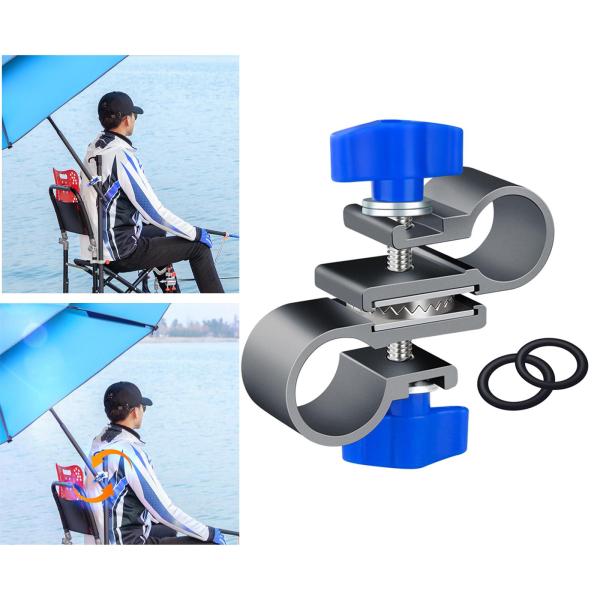 屋外88x35mmシルバーのための釣り傘スタンドホルダー固定クリップ