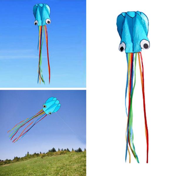 ビーチチルドレンブルーのための1セットオクトプカイトオクトパス漫画折りたたみエンターテインメント