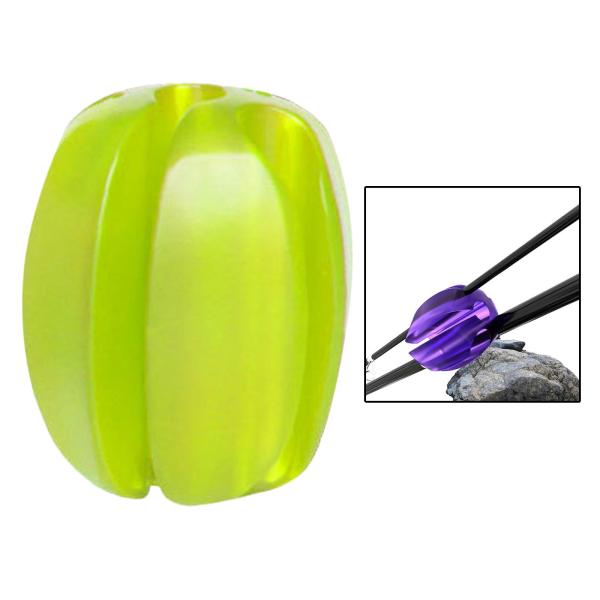 釣り竿収納プーラー釣り道具アクセサリー固定ポールライトグリーン