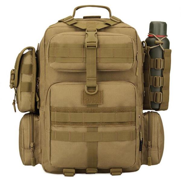 キャンプトラベルブラウン用2.5Lウォーターボトルポーチバッグ巾着モールホルダー