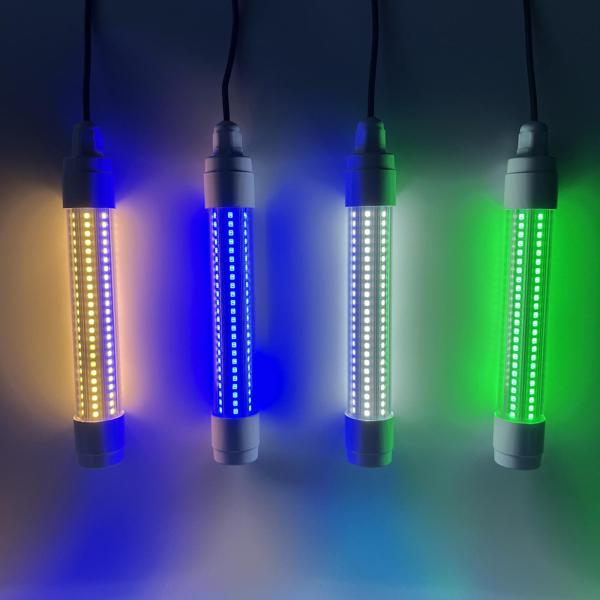 水中水中ナイトフィッシングライト126LEDボートウォームホワイトライト