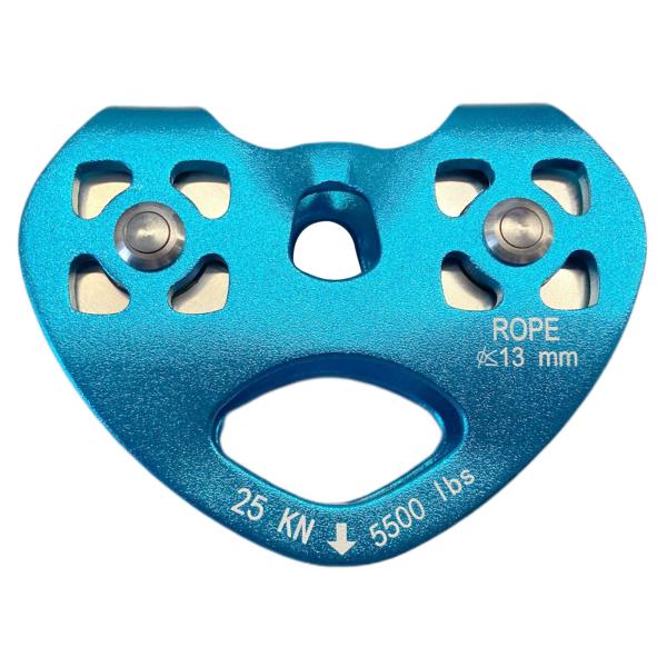 クライミングプーリー 滑車 ロッククライミング ジップライン 登山 最大荷重25kn ダブルベアリング ブラック クライミングシリーズ N244 Amazon | 30KN デュアルプーリージップライン、ケーブルトロリー