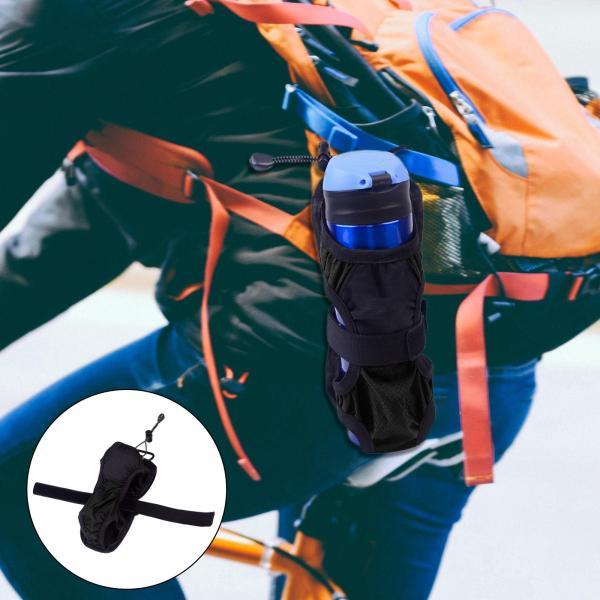 ボトルホルダー ボトルカバー 水筒ホルダー ペットボトル コンパクト リュック取付け 登山 トレッキング アウトドア ドリンクホルダー 水筒収納｜stk-shop｜02