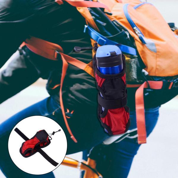 ボトルホルダー ボトルカバー 水筒ホルダー ペットボトル コンパクト リュック取付け 登山 トレッキング アウトドア ドリンクホルダー 水筒収納｜stk-shop｜03