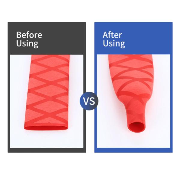 熱収縮ロッドラップ3：1電気絶縁滑り止め15mm35mm直径グリーン35mm