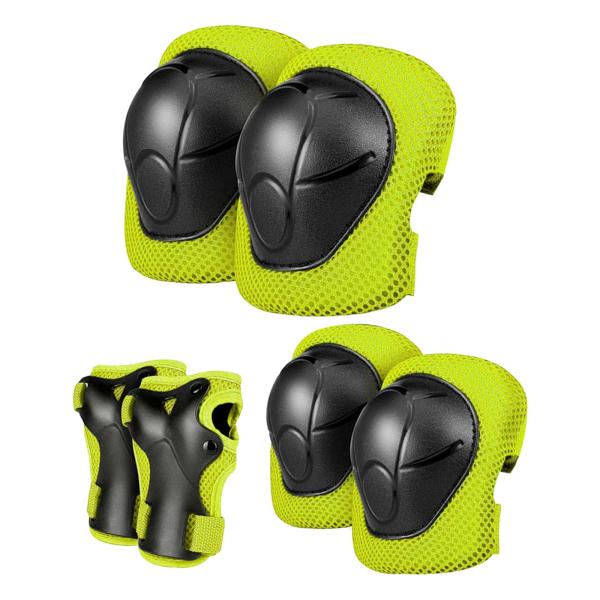 自転車の野外活動のためのチャイルドギアセット保護調整可能な手グリーン