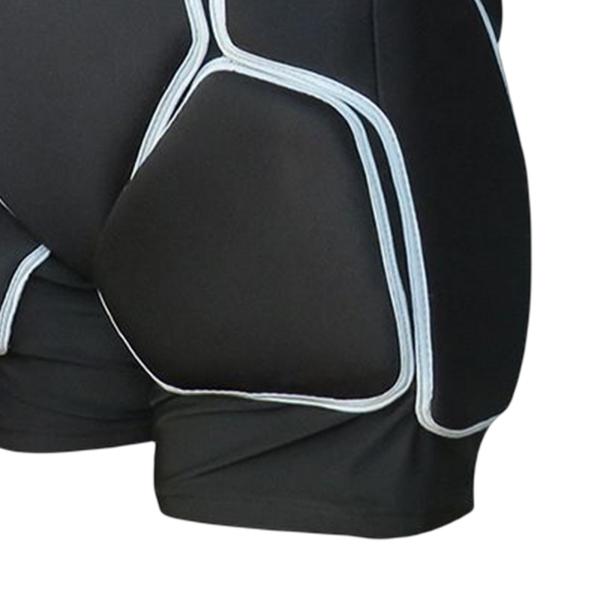 パッド入りショーツプロテクションヒップパンツスノーボードスケートライディングM70〜76cm