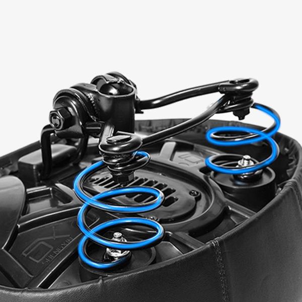 バイクシート自転車サドル通気性交換ショックアブソーバーレッド