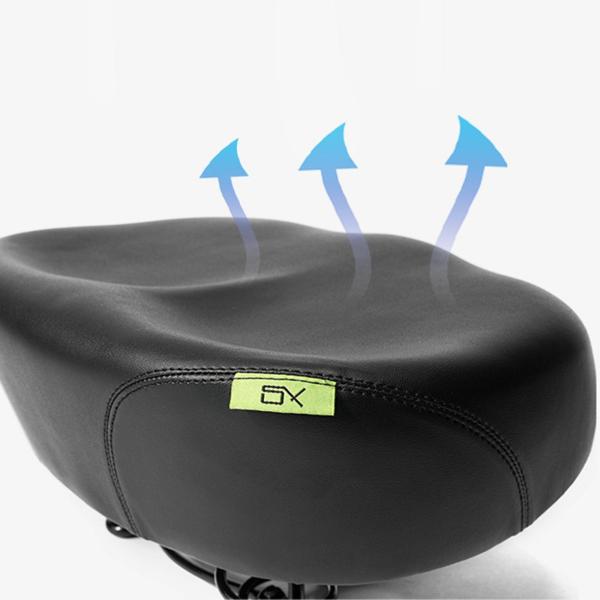 バイクシート自転車サドル通気性交換ショックアブソーバーブルー