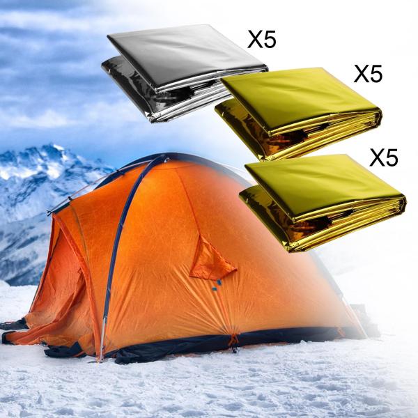 折りたたみ式アウトドアブランケットシェルター 応急処置 反射 ハンティング用  160cmx210cm