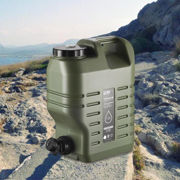 ウォーターコンテナ 蛇口付 水差し 水差し BBQ ピクニック サバイバル用 12L