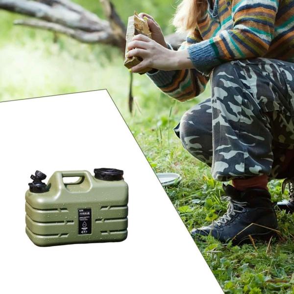 ウォーターコンテナ 蛇口付 水差し 水差し BBQ ピクニック サバイバル用 12L