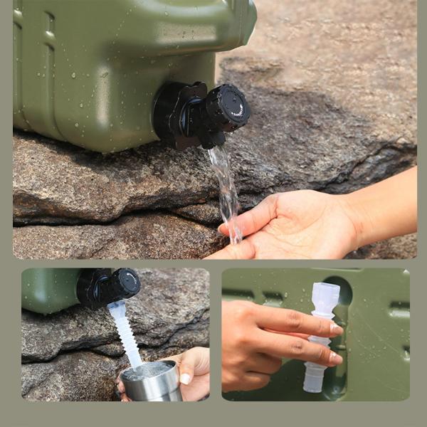 ウォーターコンテナ 蛇口付 水差し 水差し BBQ ピクニック サバイバル用 12L