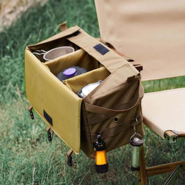 耐久性に優れたキャンプ用折りたたみ式テーブル収納バッグ ケース トート ハンドバッグ アームレスト サイド オーガナイザー 旅行、アウトドア｜stk-shop｜02