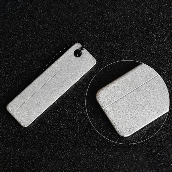 耐久性のある釣りフック ファイル実用的なキーホルダー ポケット研削魚フック