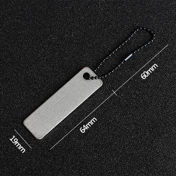 耐久性のある釣りフック ファイル実用的なキーホルダー ポケット研削魚フック