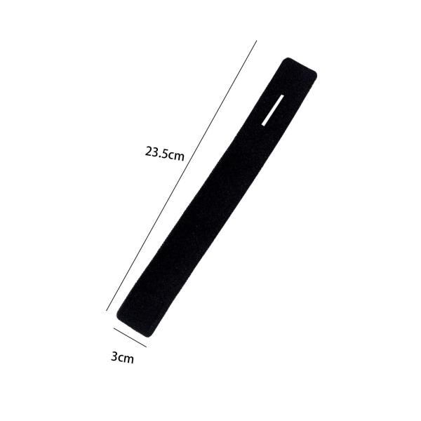 10個 釣り竿ベルト 伸縮性あり フライロッド用 釣り竿の収納と持ち運び ブラック